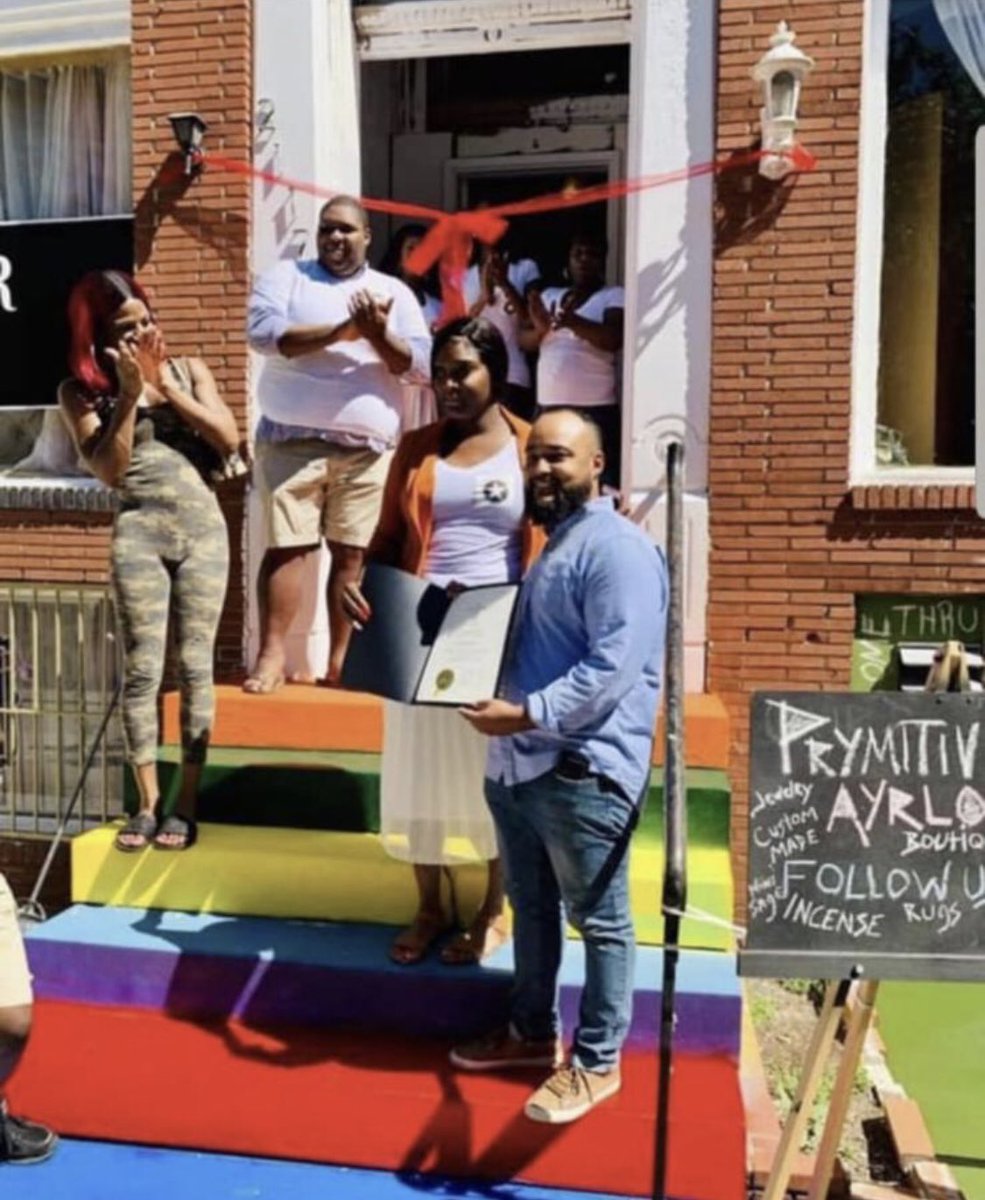 itsgabrielleu's tweet photo. This week’s #wcw deserves all the love and praise ... meet Iya Dammons, a brave woman with a HUGE heart. Iya devotes her life to supporting the LGBTQ+ community; working to help transgender women get out of a life of prostitution and addiction. More on her below. @BaltimoreHaven https://t.co/7js67QYOAO