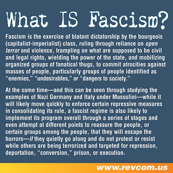 therevcoms's tweet image. What IS fascism?

#ImpeachTrump #TrumpPenceMustGo