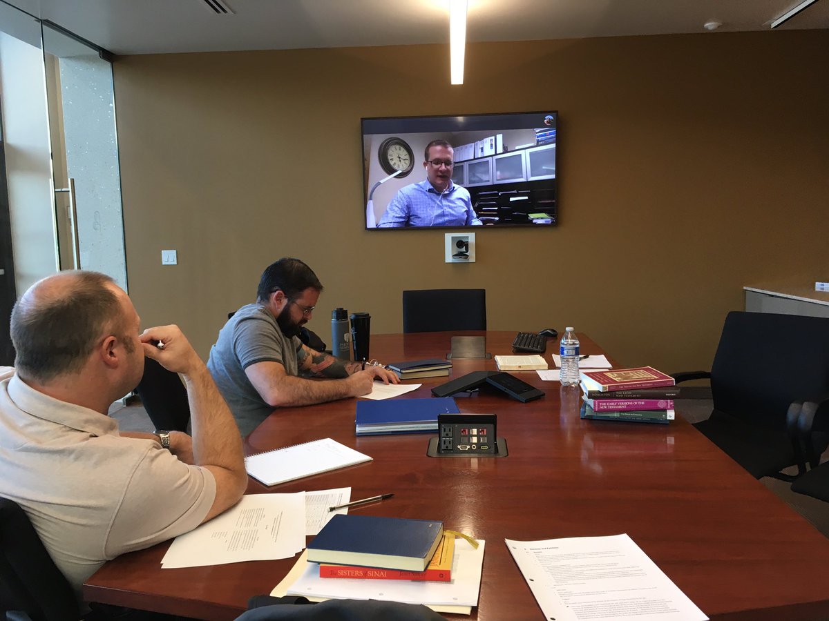 pjgurry's tweet image. Great time learning from @peter_montoro tonight about the work that needs to be done in order to properly use patristic citations in textual criticism. #textualcriticism