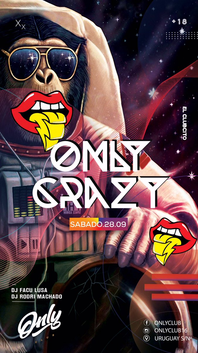 OnlyClub3's tweet photo. >SAB 28.09< 
Nos ponemos locos en el club y tiramos happy hour cuando menos te lo esperes 🍻
ATENTOS EN LA NOCHE GENTE ‼️

Nuestros Djs subiendo tu energia al mil ⏫
#FacuLusa B2B #RodriMachado
Ph Ese Fernández 📸

Lista free h/1:30 hs 

#OnlyCrazy https://t.co/Axm58Lqia8