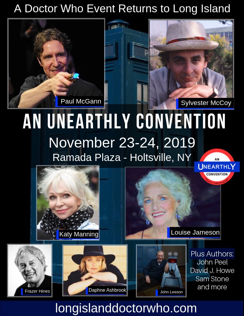 Give this a share.

#AnUnmissableConvention 

#DoctorWho #DoctorWhoConvention #DrWho #LIWho #LIWhoAUC

 longislanddoctorwho.com