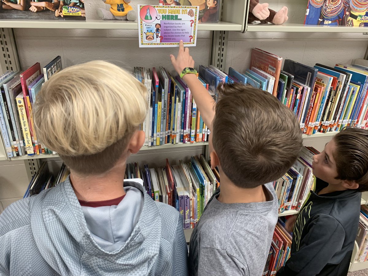 WhittyLibrarian's tweet photo. Library Scavenger Hunt. The kids had a blast, and I loved watching their excitement as they explored our fantastic library! #whitmanfutureready @HerrAndersonWT @SuperintendWTPS https://t.co/2PQdv1JWcz