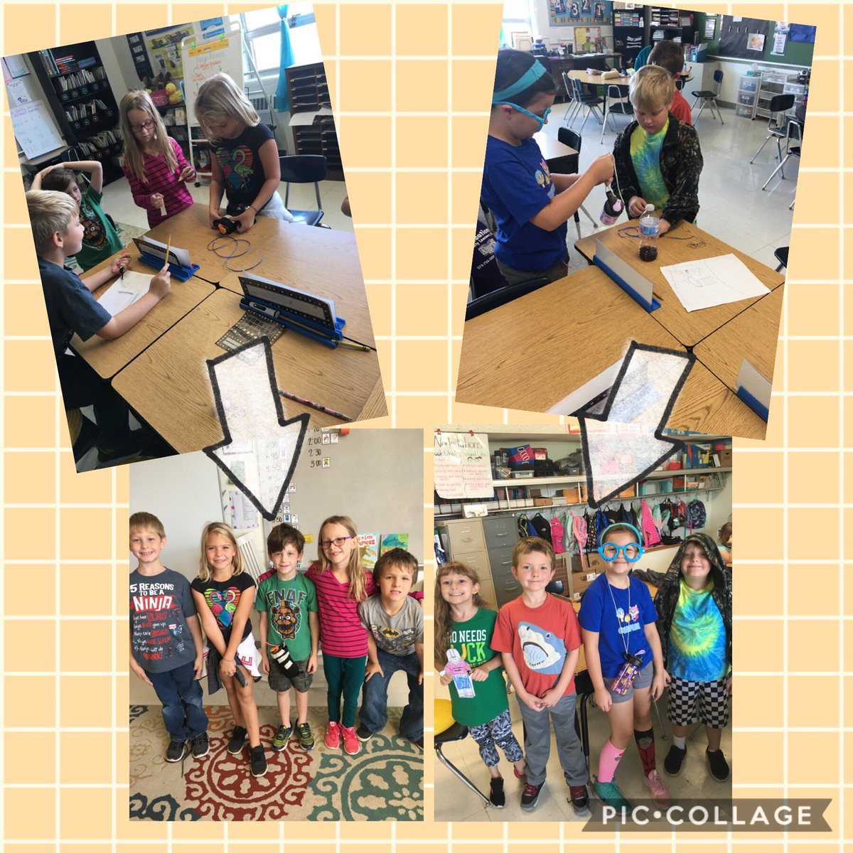 abono_squires's tweet photo. My second graders have had fun using the design process to make water bottle holders this week! They had to go through the steps and work as a team. Proud of their final results! @Knights_Jeffers #TheKnightWay #scienceisfun https://t.co/jAKTAaoubG