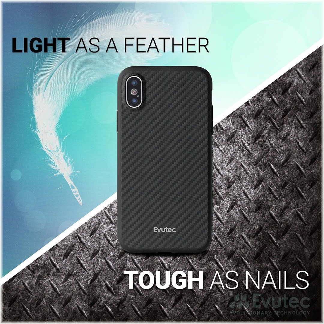 Evutec's tweet photo. Light as a feather, tough as nails #evutec #iphonecases #karboncases https://t.co/vNQ5pKM13K