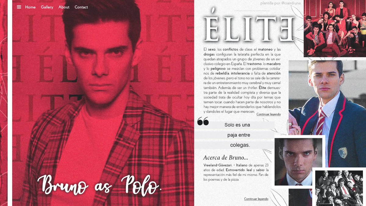 RPEliteNetflix's tweet photo. ㅤㅤㅤ𝐁𝐫𝐮𝐧𝐨 𝐕𝐫𝐞𝐞𝐥𝐚𝐧𝐝 as 𝐏𝐨𝐥𝐨. 23. 

❝Solo es una paja entre colegas.❞ https://t.co/o3Gifp743N