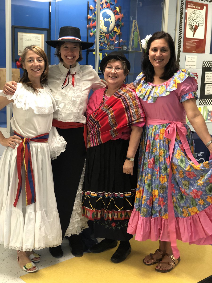 JYJoynerP's tweet photo. There is no other spanish dream team than our very own JYJ family! Making cultural connections with our kids from Cuba, Ecuador, Chile, Colombia and a modern Guatemala today! #Irreplaceables #JYJfam #WeAreFamily #ThePeopleMakeThePlace #WhatStartsHereChangesEverything https://t.co/A66yXyYCl2