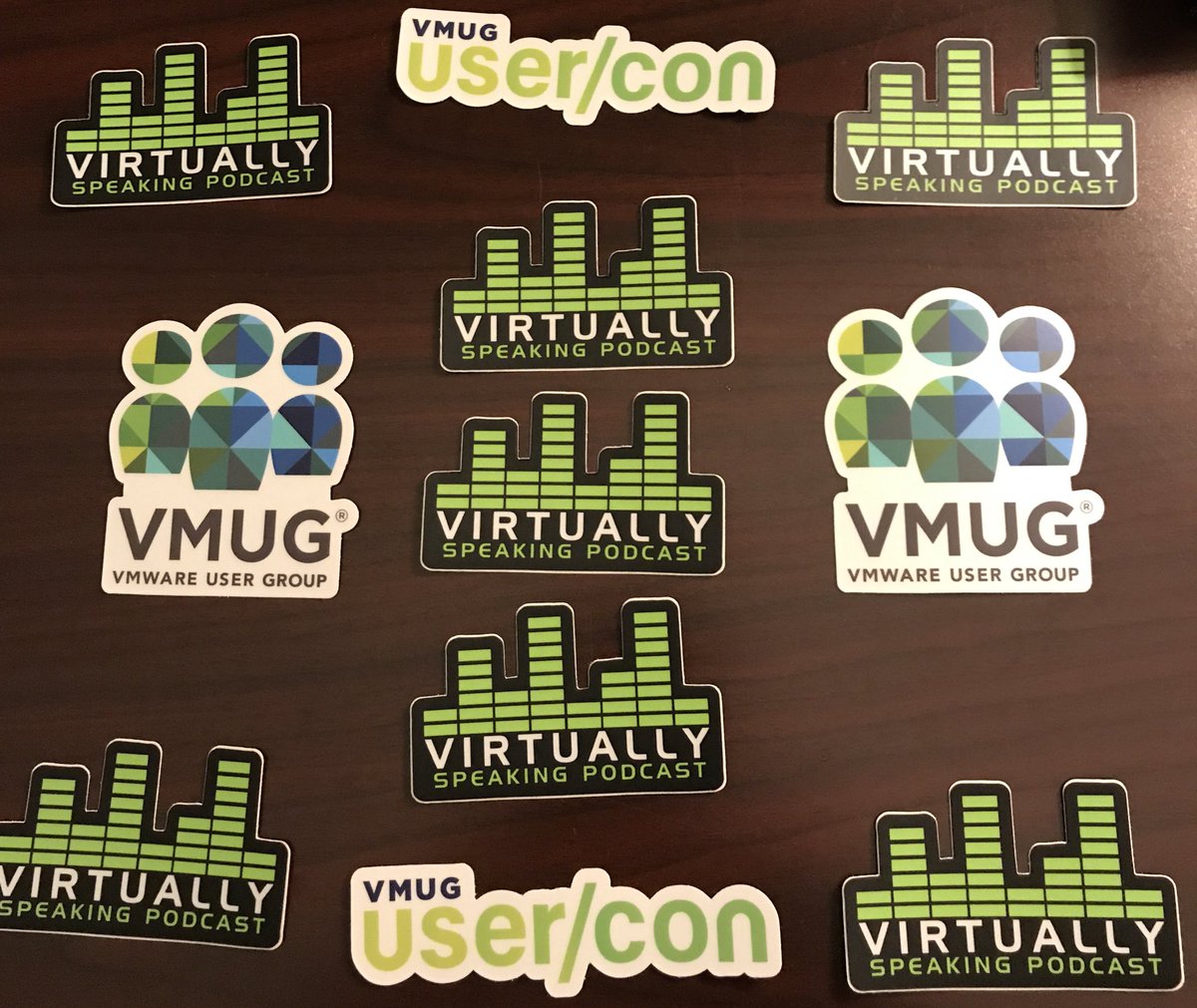 Networknerd_'s tweet image. Can you say sticker jackpot?  Thanks @vPedroArrow and @BostonVMUG!  #vExpert #BostonUserCon  #nerdstickers #vCommunity