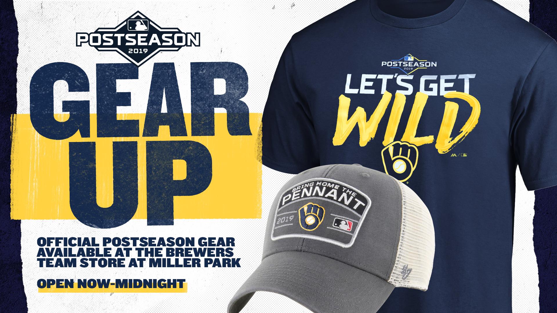 Brewers postseason shirt hotsell