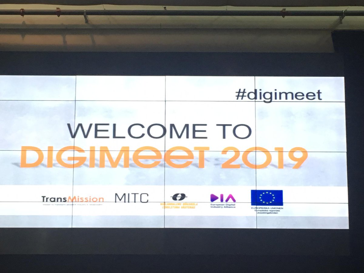 ClusterGaia's tweet photo. Today we are together with our colleagues from @DIAgofourther project participating in a study visit of european #techclusters and #digitalclusters in the #digimeet conference in Eskilstuna (Sweden) #ESCP2019 https://t.co/6QNWulFZVs