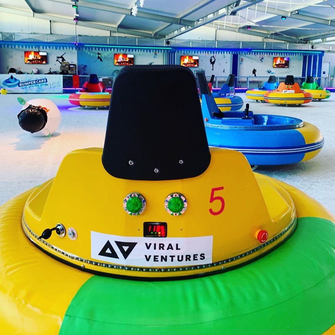 O'Brien Icehouse's first ice bumper car experience! 
From little ones to big kids, it's one you won't want to miss out. With Dj's spinning the latest tunes and the ultimate arcade feel, kick on in our winter bar with winter cocktails and mulled wine bit.ly/346WwCh