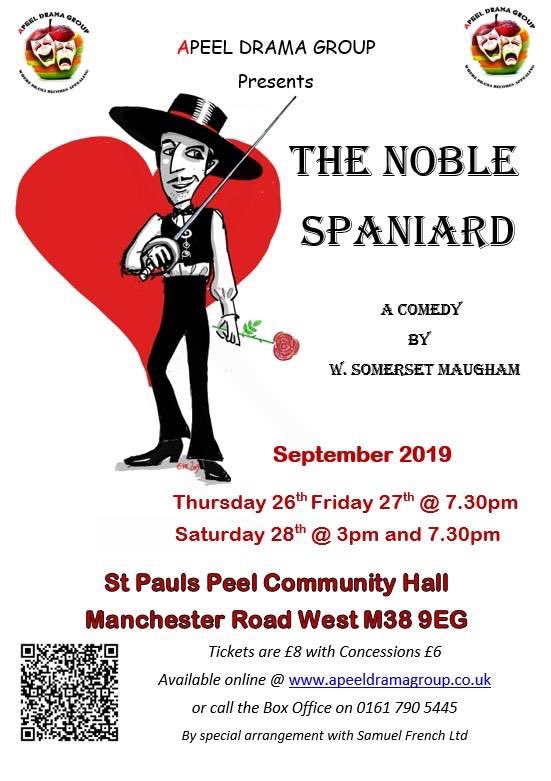Tickets still available or come and pay on the door.

Tonight 19:30
Friday 19:30
Saturday 15:00 &amp; 19:30

apeeldramagroup.co.uk