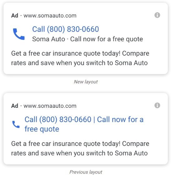 digi_marketerpk's tweet photo. Update: @Google is rolling out a new look for call-only ads which is said to help drive higher quality leads.
@GoogleAds 
#Google #PPC #GoogleAds #CallOnly #SEM #DigitalMarketing https://t.co/syZgcyYksf