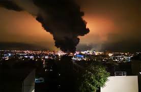 ⚠️Soutien et prudence à nos collègues SP engagés sur le gigantesque incendie d une usine SEVESO de Rouen 🚒