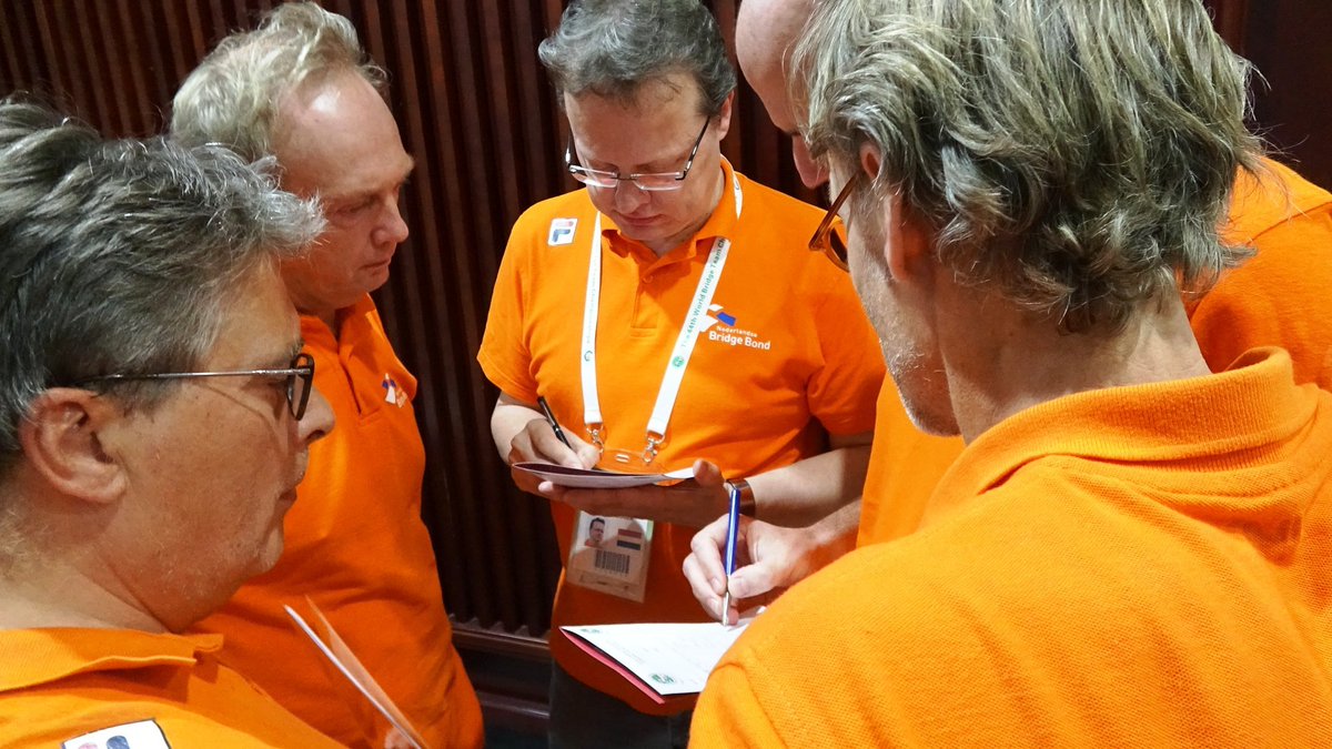 IMP_Bridge's tweet image. Nederland open naar finale #wkbridge na opgave Noorwegen. imp-bridge.nl/nieuws-archief…