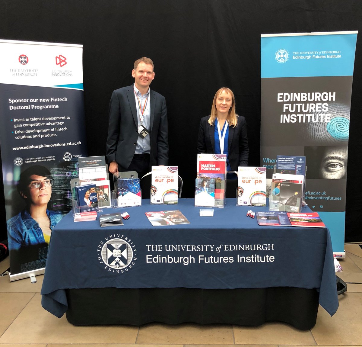 Looking forward to our second day at the #fintech Scotland Conference in #Edinburgh.  Drop by the stand and say hello ! #finscot