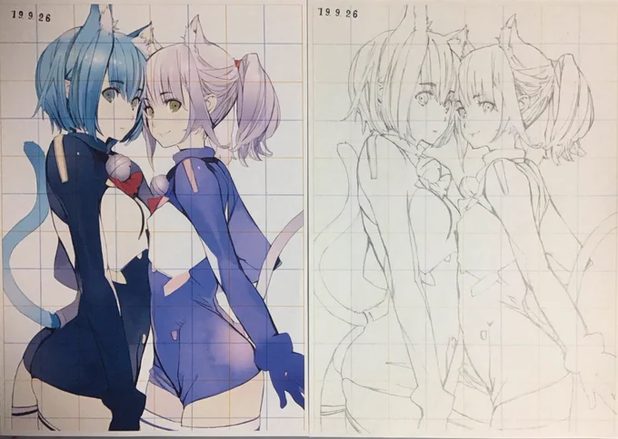 今日模写。 