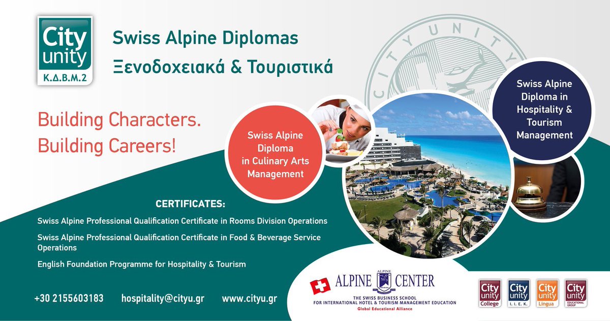 LadasDimitrios's tweet image. Creating the future of Hospitality, today... Join the family of @CityUCollege and @alpinecenter today!! #highereducation #college #cityunitycollege #alpinecenter #hospitality #education #culinary #alpinehospitality #culinaryschool #culinaryarts #cardiffmetropolitanuniversity