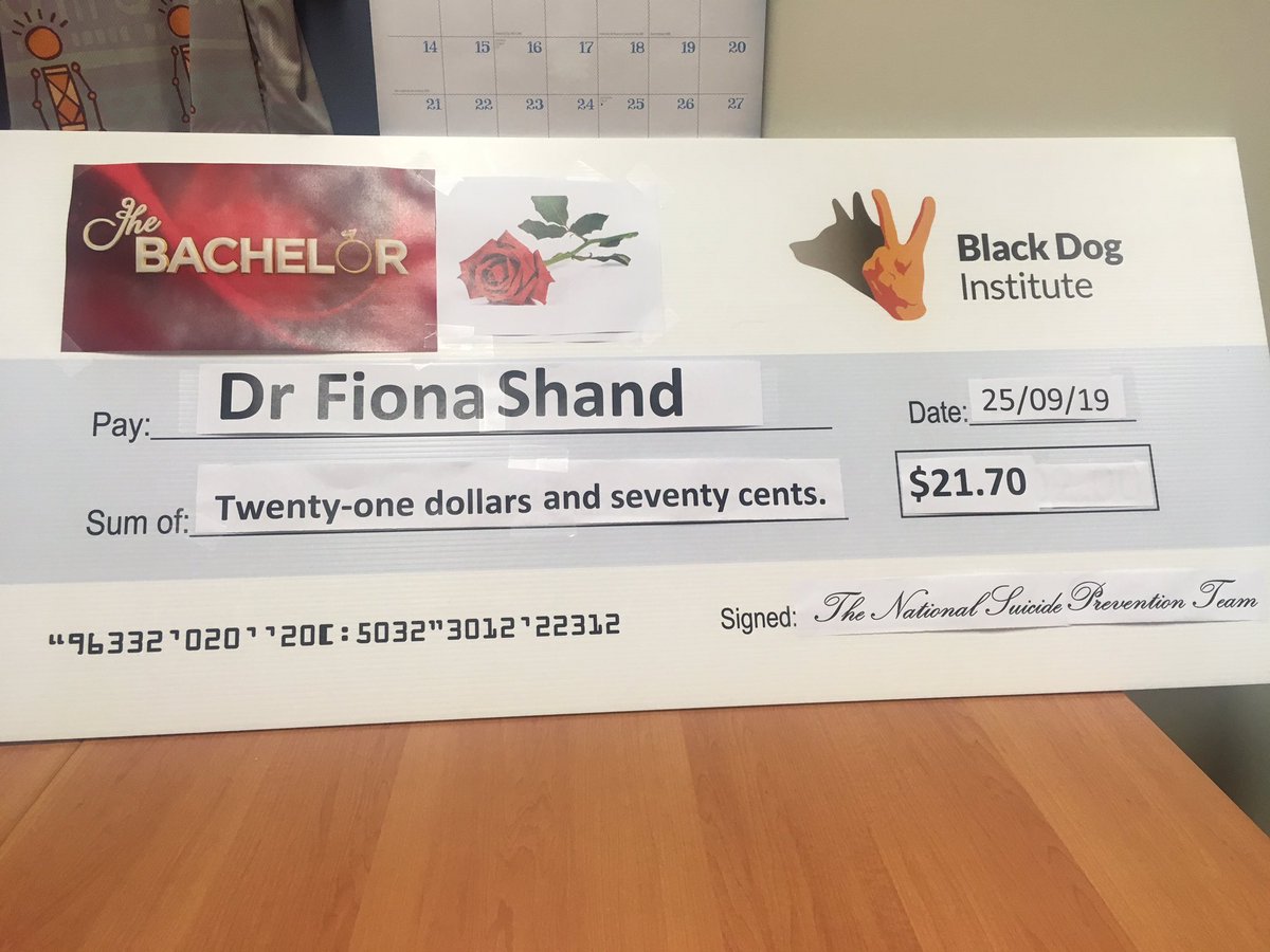FionaShand1's tweet photo. I’d like to thank my mum and my team. I never would have come this far without you. Thanks to @mattadataguy for accepting the award on my behalf and to Ellie for collecting the $21.70 #BachelorAu #fakecheques https://t.co/6xtXL2AaMZ