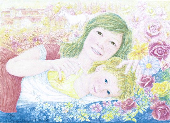 FreeHoshino's tweet photo. 『母と子、チェルノブイリの願い・福島の願い』
#星野文昭 https://t.co/V8xugU2m1K
