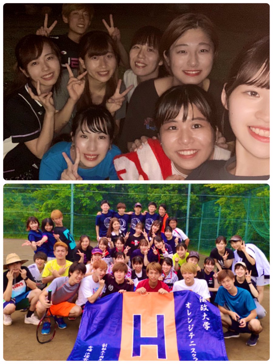 Hoseimikan's tweet photo. 8/11〜8/16オレンジ夏合宿！🍊
楽しすぎてあっという間だった〜！

レク企画のオレンジペダルや紅白戦、BBQなどいろんなイベントが盛りだくさんだったね！🌈🌈

みんなの仲が深まった6日間でした😚 https://t.co/TaKJcSfnyw