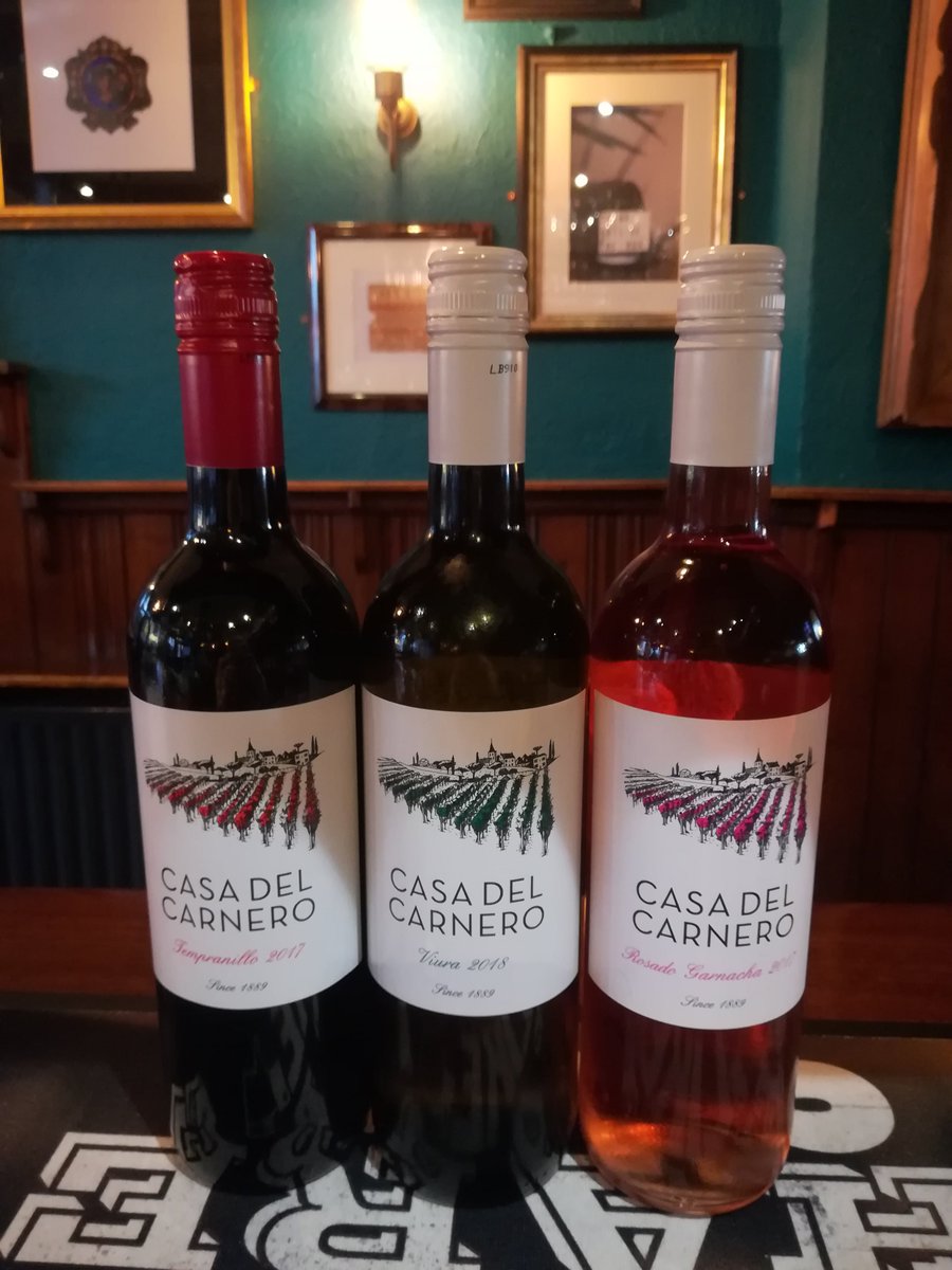 dogandbullCR0's tweet image. Our house wine collection is from Casa del Carnero, a Spanish family winery that has been producing top quality wine since 1889. Drop in and grab a glass of white, red or rosé at reduced prices🍷
#dogandbull #ukpubs #croydonpub #Croydon #pubsinlondon #wine #winelover #winery