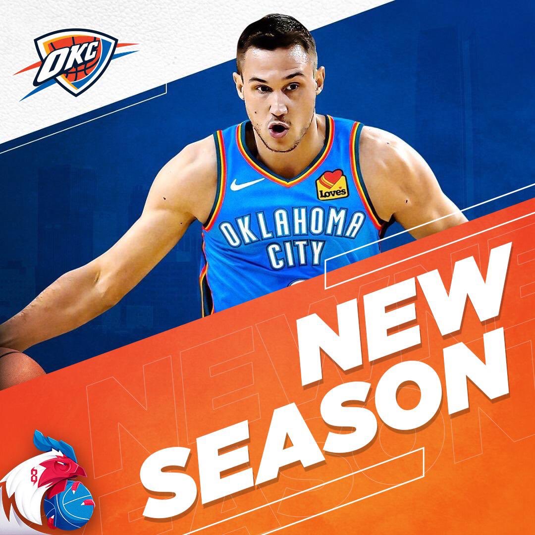 gallinari8888's tweet photo. 🆕⛹‍♂ La nuova stagione inizia oggi! @okcthunder https://t.co/u87jBbF0qh