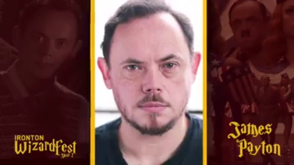 MrJamesPayton's tweet photo. Delighted to announce that I shall be taking a portkey (alongside some very special friends) to Ohio for #IrontonWizardFest 9th/10th November 2019. @wizardfestohio https://t.co/Al2a85sxo3 https://t.co/ItbXKbYqRa