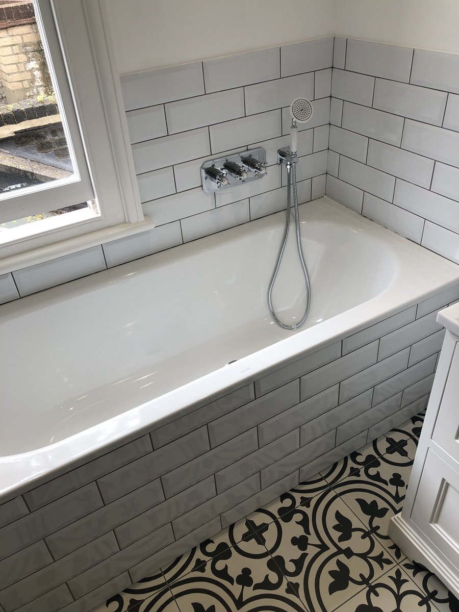 Completed Bathroom to Family Bathroom In SW18 #Bathroom #Plumbing #Tiling #Carpentry #Design