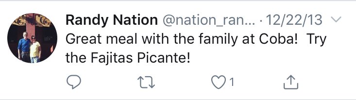 loranation's tweet photo. Just found my dad’s old Twitter- i didn’t even know he knew what Twitter was. But he blessed us with some good updates https://t.co/7cWoQxEByb