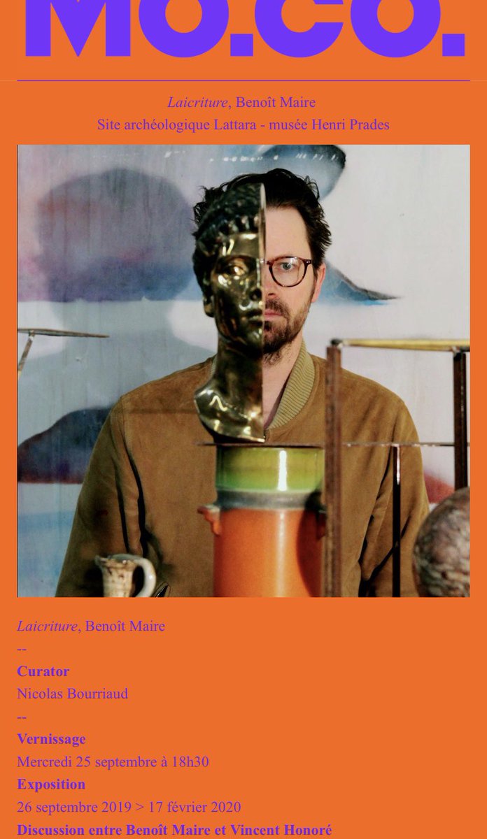 SRosRouart's tweet photo. Très belle exposition conjointe du #museeLattara #museearchéologique de #Lattes et du #MoCo hors les murs #laicriture de #benoitmaire et ses « annotations et ponctuations » semées in situ. Curator @NicolasBourriaud @franckriester @Montpellier3m @LDMontpellier https://t.co/fF1q7y03Ol
