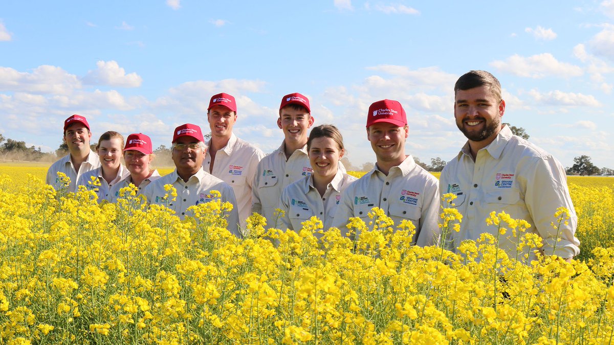 👏🌾Congratulations to the <a href="/CharlesSturtUni/">Charles Sturt University</a> team, picking up 3rd place in the teams section at the <a href="/GrainGrowersLtd/">GrainGrowers</a> crops competition and to Ryan Malone who won 3rd place in the individual category.