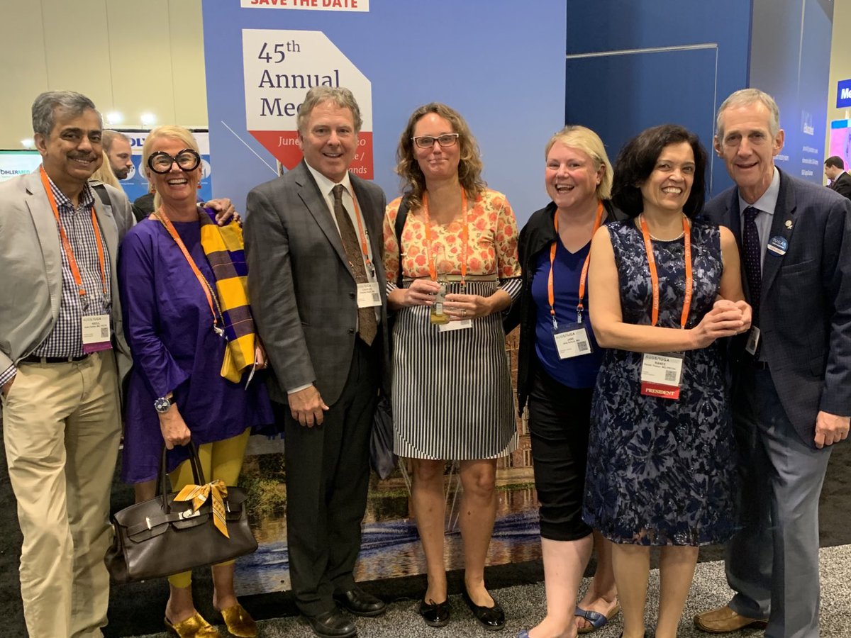 St George’s alumni at AUGS/IUGA 2019.  #AUGSIUGA19