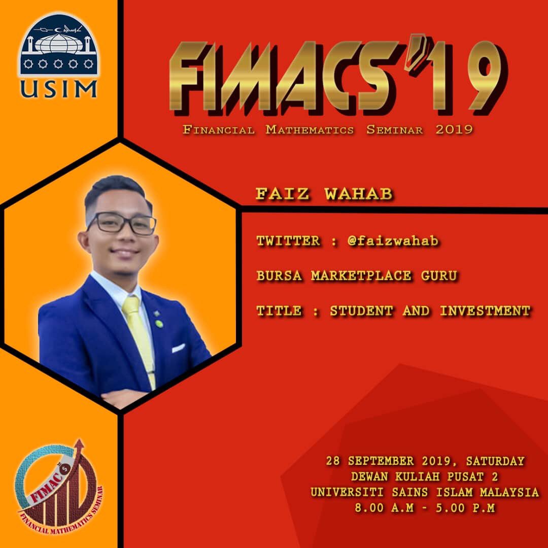 mfaizfakhruden's tweet photo. Maka tertutuplah penyertaan untuk FIMACS19. Terima kasih kepada yang telah berdaftar. Apa-apa pun kami menantikan kedatangan kalian @faizwahab, @azraeimuhamad &amp; @mohdkautharr ! See you guys at #FIMACS19 this Saturday!! https://t.co/6kmT9g4etc