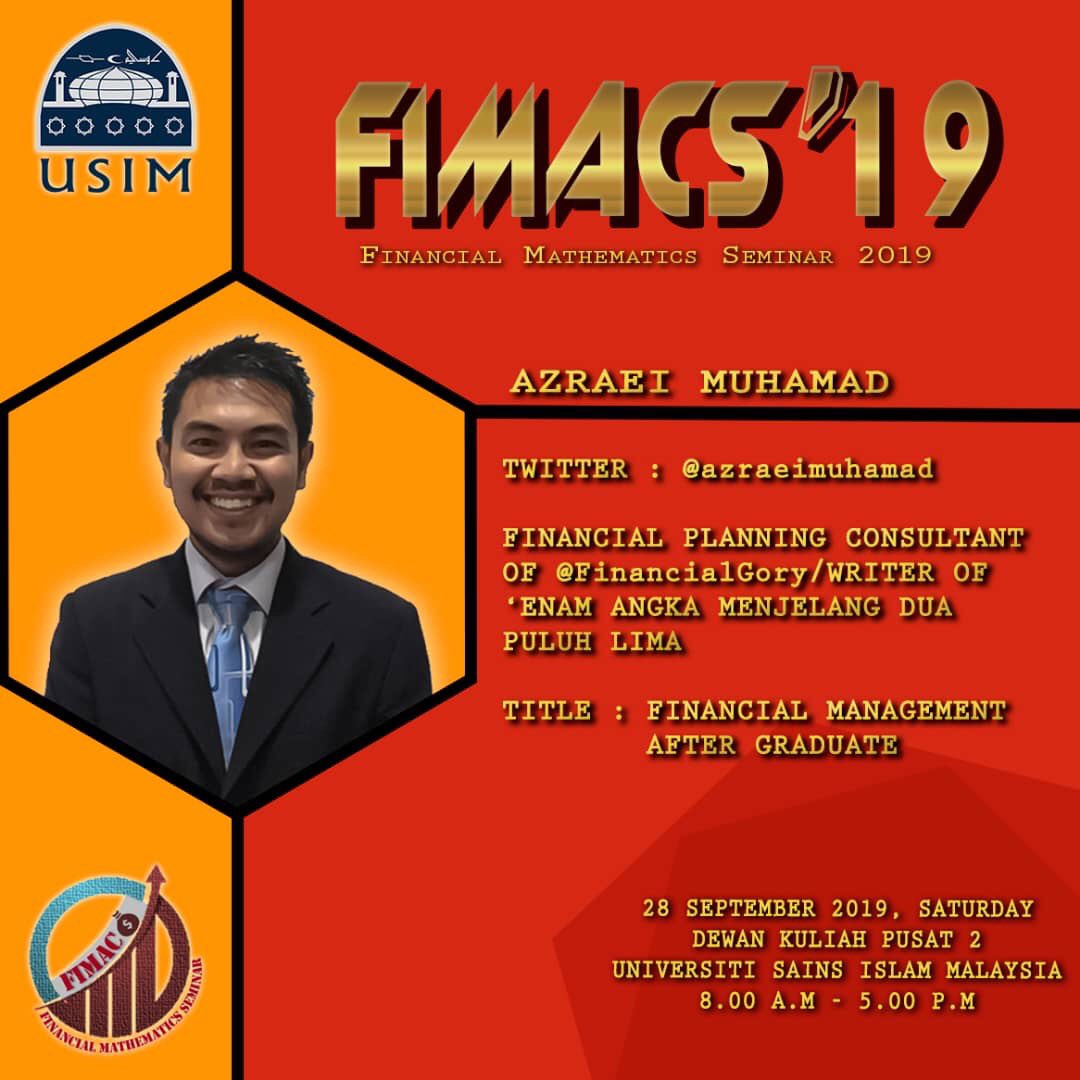 mfaizfakhruden's tweet photo. Maka tertutuplah penyertaan untuk FIMACS19. Terima kasih kepada yang telah berdaftar. Apa-apa pun kami menantikan kedatangan kalian @faizwahab, @azraeimuhamad &amp; @mohdkautharr ! See you guys at #FIMACS19 this Saturday!! https://t.co/6kmT9g4etc