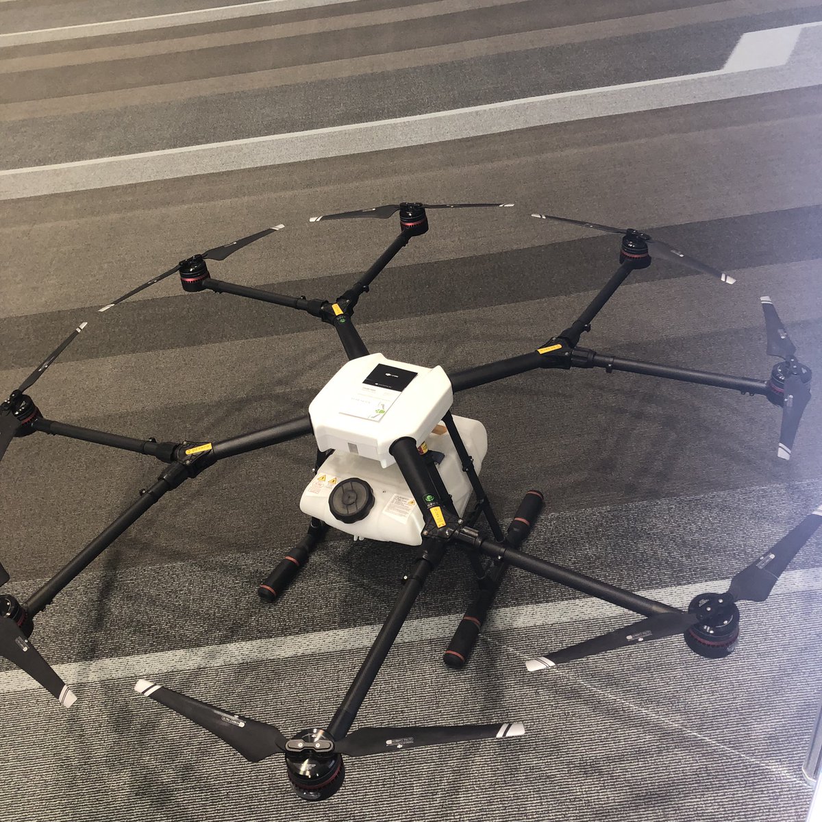 Ready to get my #droneon at the World of Drones Congress #qutoj1