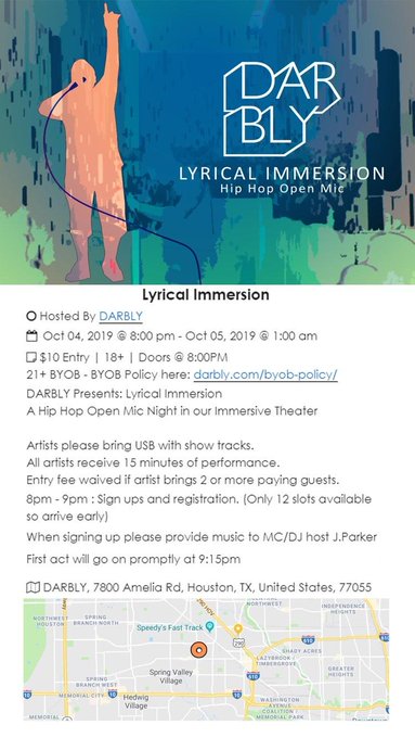 #darblyentertain  #Darbly #LyricalImmersion #HipHop #Emcee #Artist #Cypher #Byob #OpenMic @darblyentertain<a href="/tag/darblyentertain"class="tags">#darblyentertain</a><a href="/tag/darbly"class="tags">#Darbly</a><a href="/tag/lyricalimmersion"class="tags">#LyricalImmersion</a><a href="/tag/hiphop"class="tags">#HipHop</a><a href="/tag/emcee"class="tags">#Emcee</a><a href="/tag/artist"class="tags">#Artist</a><a href="/tag/cypher"class="tags">#Cypher</a><a href="/tag/byob"class="tags">#Byob</a><a href="/tag/openmic"class="tags">#OpenMic</a><a class="tags" target="_blank" title="On Twitter" href="/?out=eyJ0eXAiOiJKV1QiLCJhbGciOiJIUzUxMiJ9.eyJpYXQiOjE3MjU5NzQwMDEsImlzcyI6InR3cG9ybnN0YXJzLmNvbSIsIm5iZiI6MTcyNTk3NDAwMSwiZXhwIjoxNzU3NTEwMDAxLCJyZWRpcmVjdF91cmwiOiJodHRwczovL3R3aXR0ZXIuY29tL2RhcmJseWVudGVydGFpbiJ9.XES-1V4v6BTpe_UTkVaSW-VJB66Oy1jxzqwAuZNf5mbXDTHzaakb1l_lIAdJ4EY5jwgKWq6E8bmDa5AcKcsb5g">@darblyentertain</a>