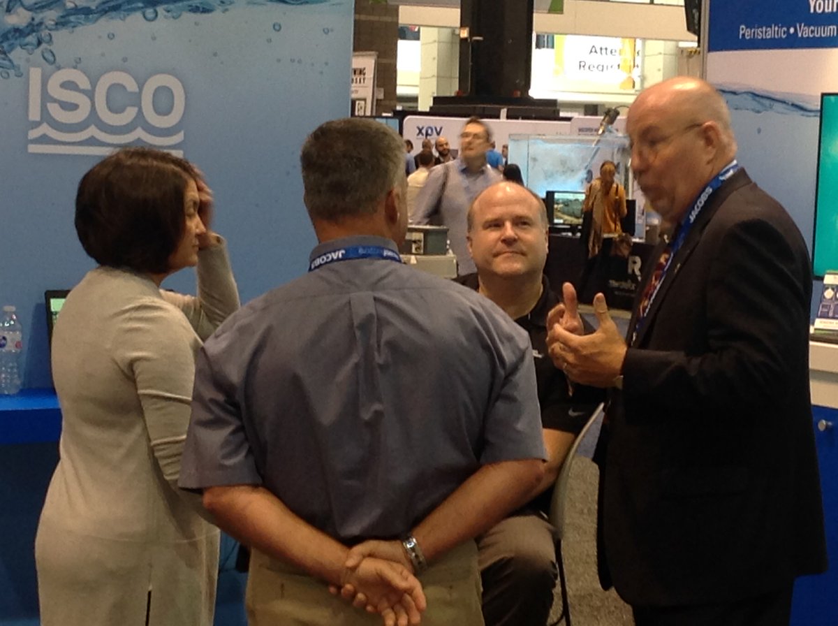TeledyneIsco's tweet photo. Congratulations @trof26 #TeledyneISCO Global Sales Manager and now #WEFTEC  Board of Trustee Member! Your hard work and dedication to the industry are legendary! 
#Water #Wastewater #ItsTheSocks https://t.co/j6pMyVxZ1m