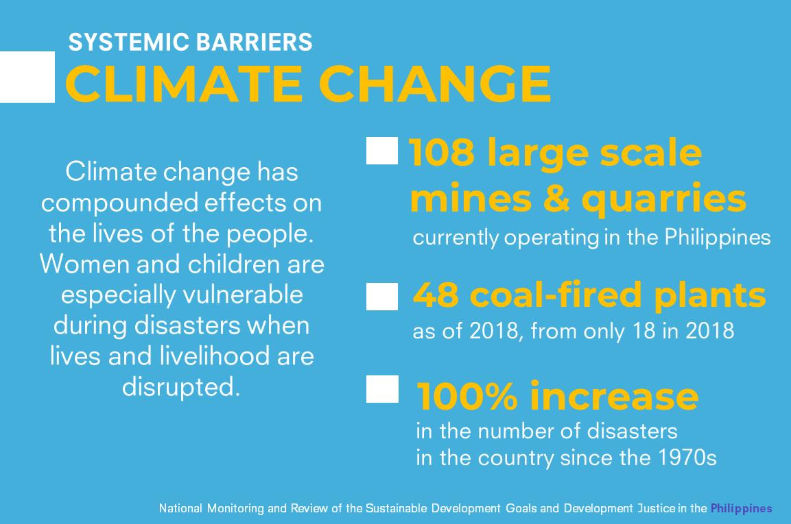 chamvperez's tweet photo. At #PFDAsia we're discussing #ClimateCrisis and how to advance environmental justice. Here's some quick facts on systemic barriers to achieving #ClimateJustice in PH https://t.co/hlLjwwg1MA