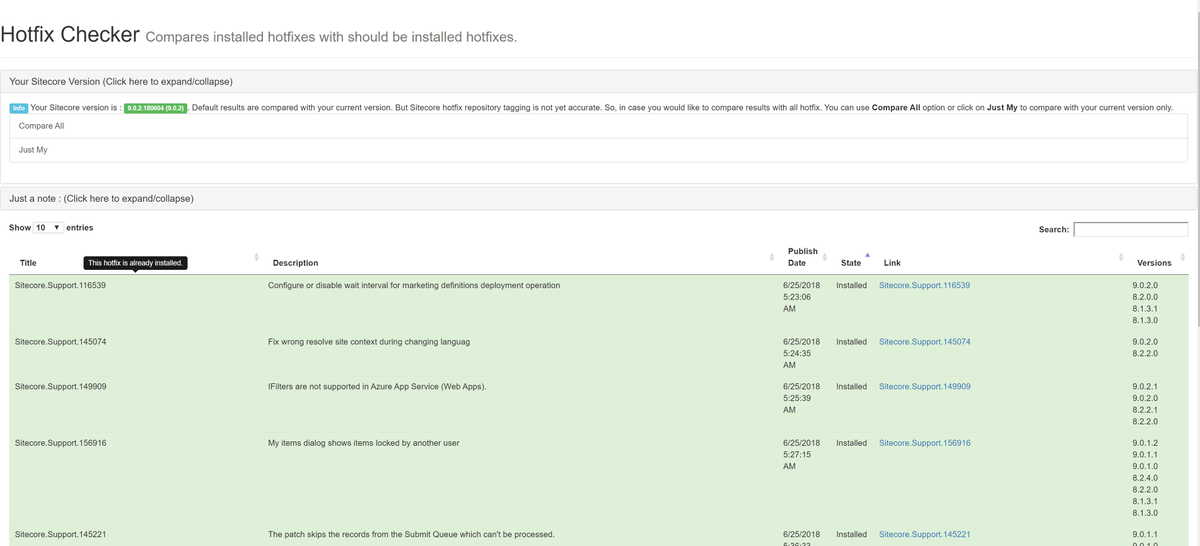 #Sitecore module cooking... -- Have you liked : sitecorehotfixversionselector.com by @MariaBorhem and <a href="/bramstoopcom/">Bram Stoop</a>? Then I'm sure you will like what we have been working on. Coming soon at #Sitecore Marketplace near you! [Thanks to both of them for being super helpful and providing feed!]