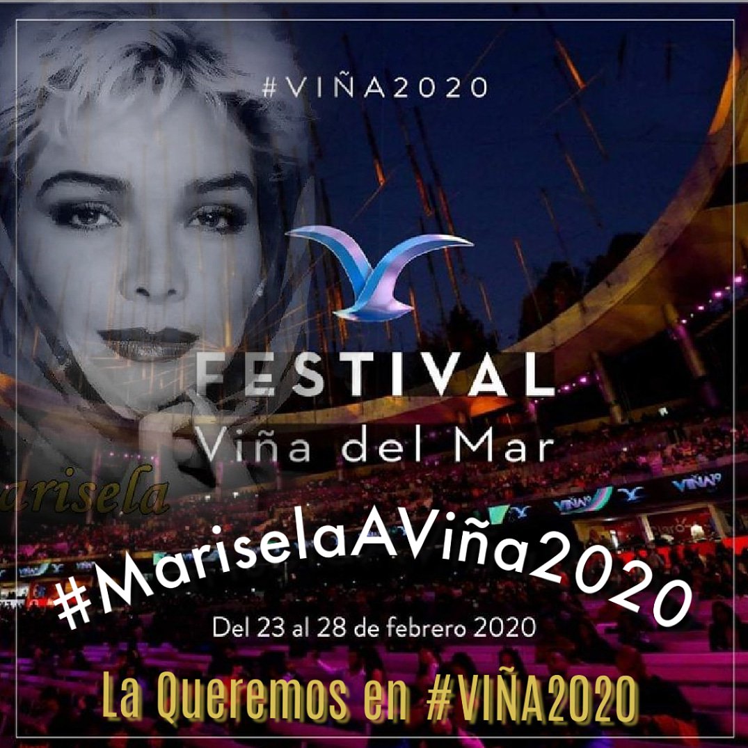 MariselafansCh's tweet photo. Queremos a Marisela al Festival de Viña del Mar.
#Viña2020
#MariselaAViña2020
Señores organizadores Muchos fans lo están  aclamando Recientemente su Dvd/CD en vivo realizado en nuestro país. @cotyreginato @canal13 @TVN @elfestival @RadioPudahuel  @adnradiochile https://t.co/ZjHrMs2xLl