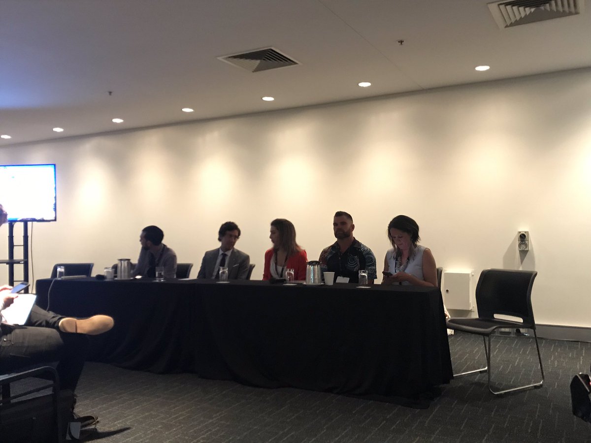 #QUTOJ1 learning about the many nuances within the world of drones; from flying over indigenous land, to girls in STEM creating drone esports and even how drones can be used for thermal technology! #WoDC2019