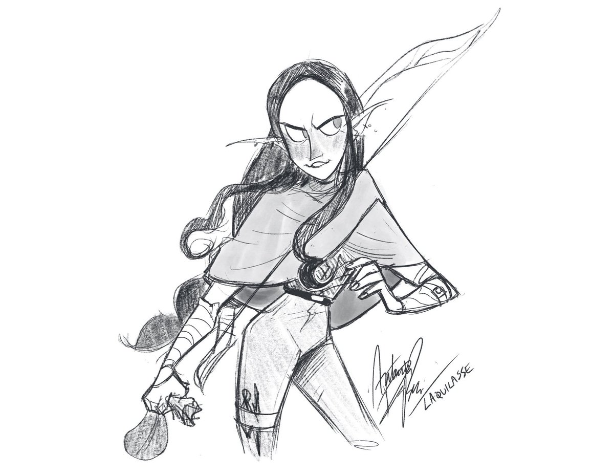 I miss my dnd characters,,,, kleptomaniac anxiety orphan Clementine and folk hero adoptive mom pesca :(( #dnd #dungeonsanddragons