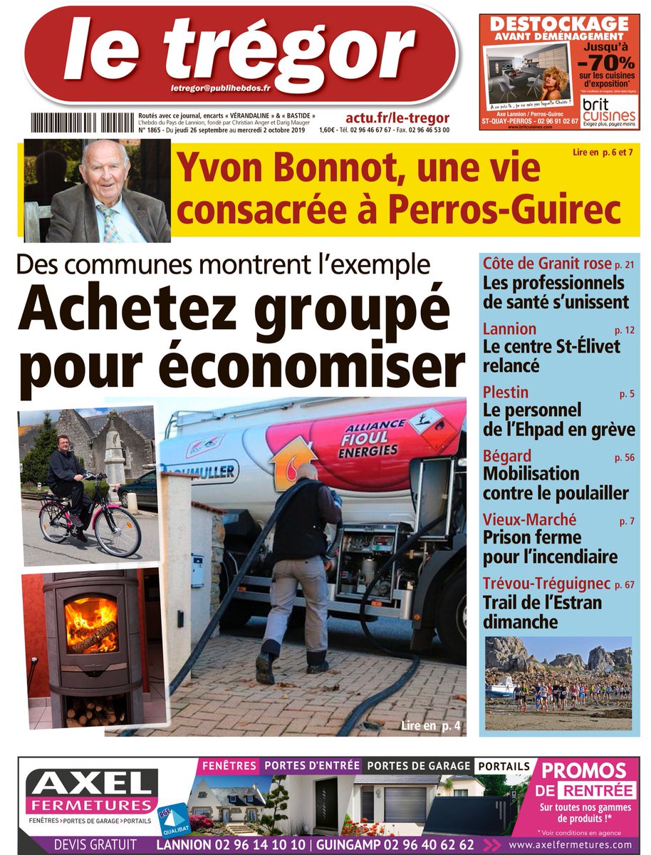 LeTregor's tweet image. À la une du tregor de la semaine