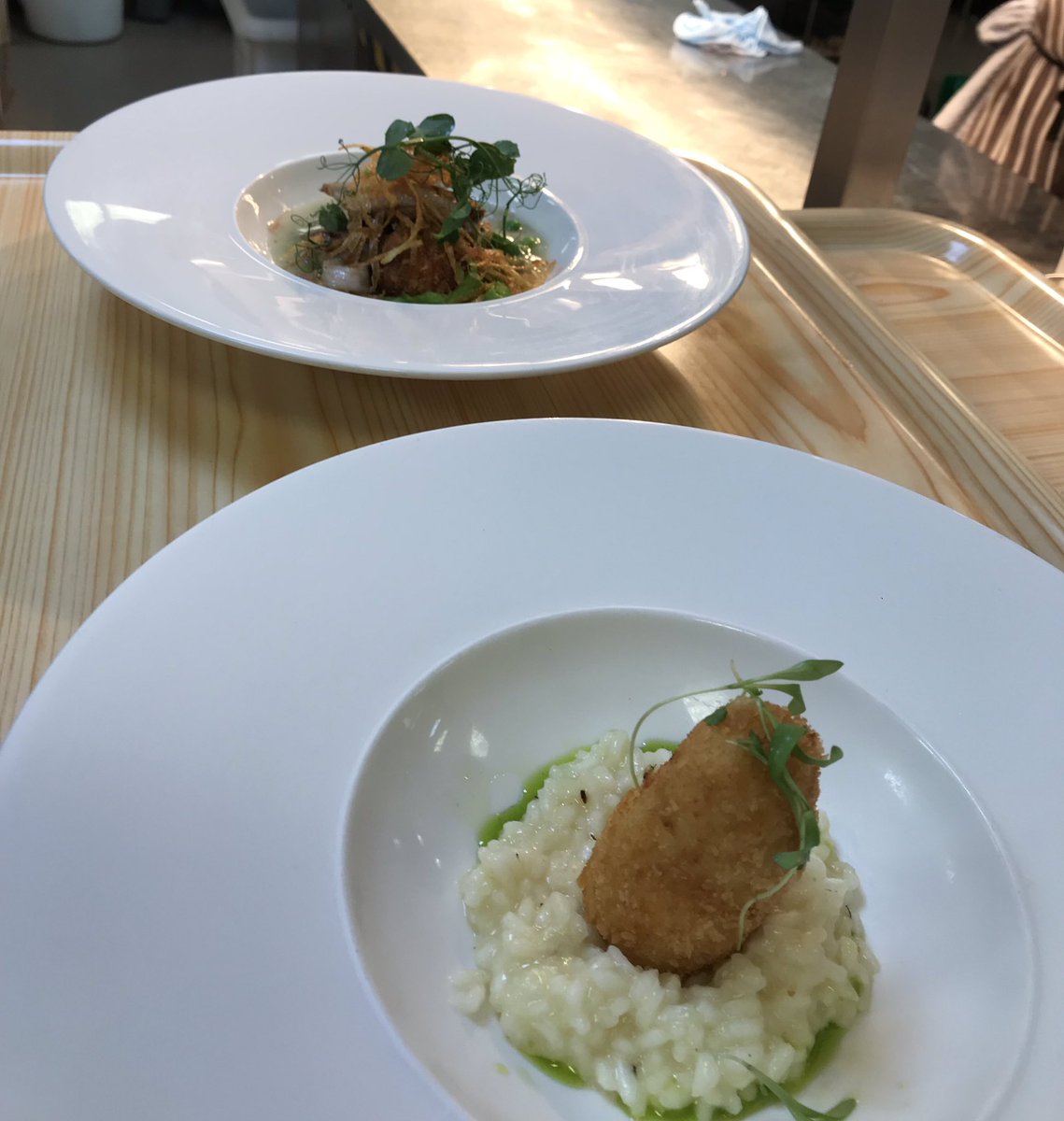 Great first night service last night. Congratulations level 3 chefs and <a href="/jasonsant45/">jason sant</a> <a href="/paulasummerell/">paula summerell</a> Hartnett group FOH excellent effort too. Only remembered to take one photo though. All customers left happy and all commented on the high quality of the food <a href="/ColchesterInst/">Colchester Institute</a>