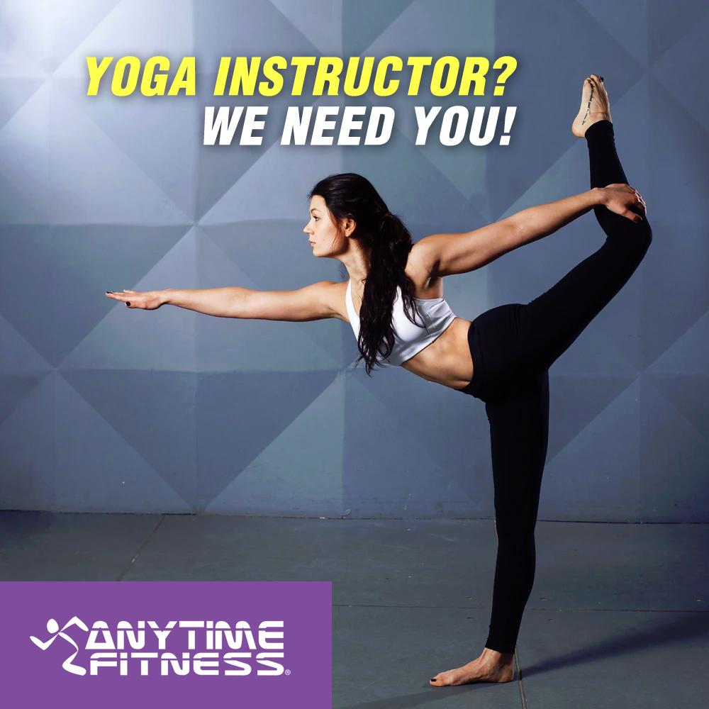 We're looking for an experienced and motivated yoga instructor to teach at Anytime Fitness Malvern and Worcester.

If you're interested or would like to find out more please contact Mia at manager.malvern@anytimefitness.co.uk

#malvern #worcester #yoga #anytimefitnessuk