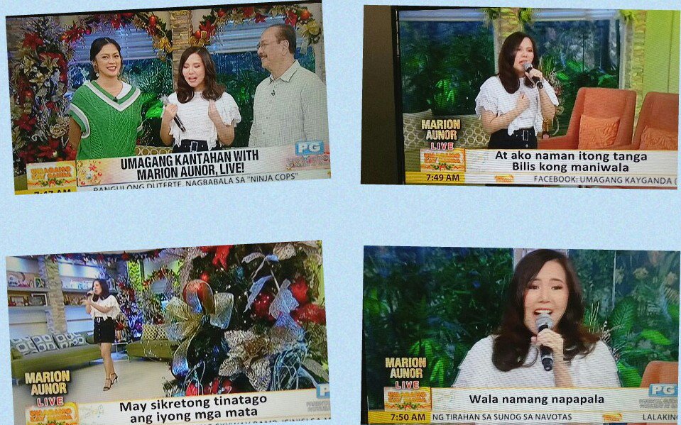 lhenpaguio's tweet image. Sobrang enjoy kanina ang #UKG Guesting ni @marionaunor lalo nung kantahin nya yung #PAASA na bago nya Single Amazing Voice ka talaga lodi🎵🎶 😊😍💖💖💖