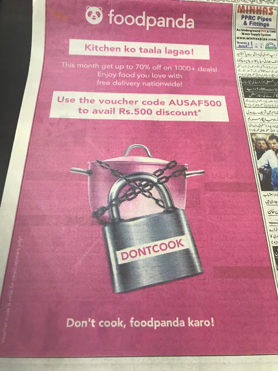 foodpanda promo for new users