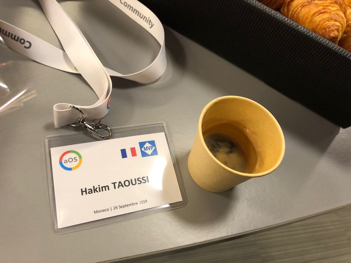 _hakimtaoussi's tweet image. C’est parti pour #aOSMonaco ! 
@aOSComm #mvpbuzz #office365
#msexchange #azuread