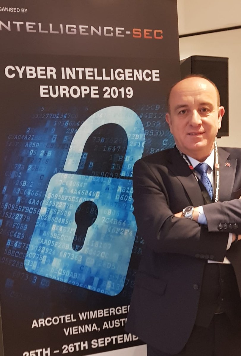 sbibilisim's tweet photo. Şirket Yöneticilerimizden @mselmandonmez , @ekrmun ve  İş Geliştirme Yöneticimiz @Adnan__iman Avusturya Viyana 'da gerçekleşen Cyber Intelligence Europe 2019 fuar ve sonrasında uluslararası görüş sunma konferansına katılım sağladılar. @Intel_Sec  #CyberIntelligenceEU https://t.co/fJtfaoZQCp