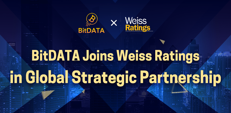 BitDATA_Group's tweet image. BitDATA, a global cryptocurrency and digital asset platform, is delighted to announce a comprehensive strategic partnership with Weiss Ratings, the world’s only financial rating agency that covers cryptocurrencies.